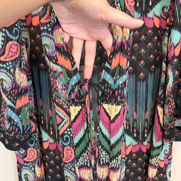 Torrid Maxi Kimono Black Large NWT - Picture 7 of 7